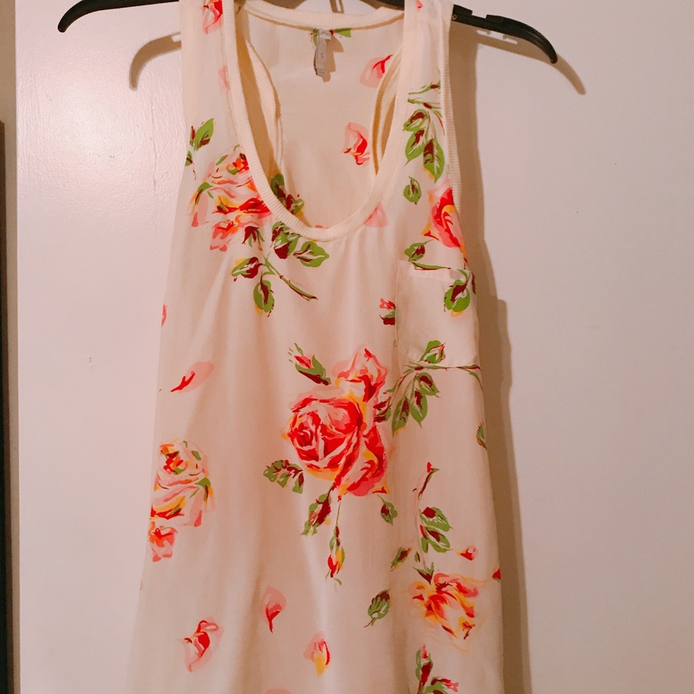 Flower silk Joie top.